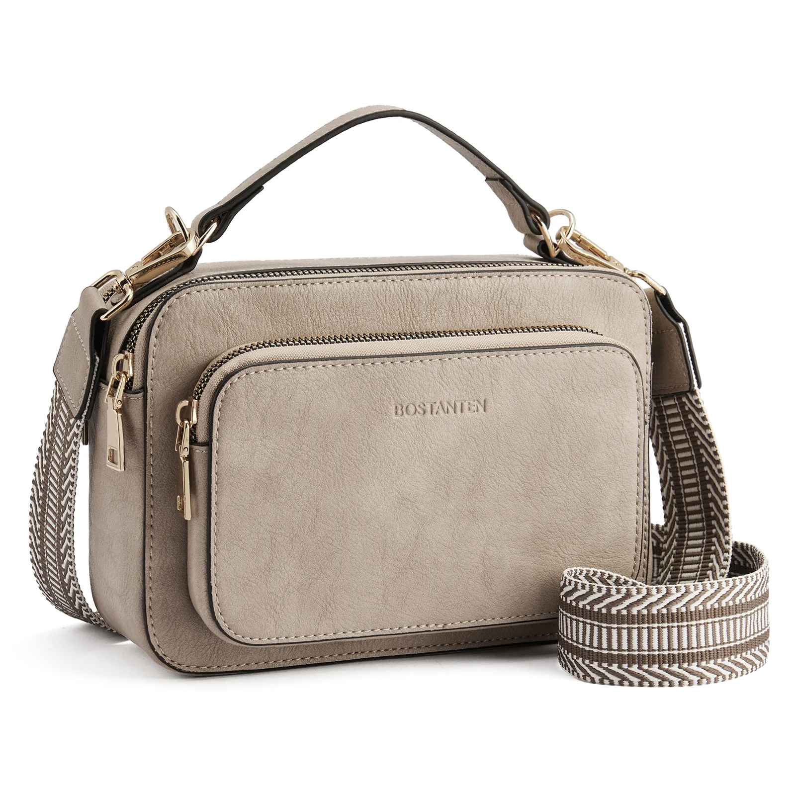 Crossbody Bags for Women Vegan Leather Purse Shoulder Handbags with Wide Strap - Image 22