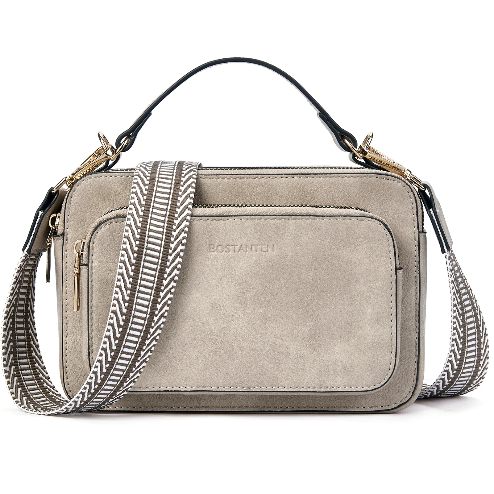 Crossbody Bags for Women Vegan Leather Purse Shoulder Handbags with Wide Strap - Image 23