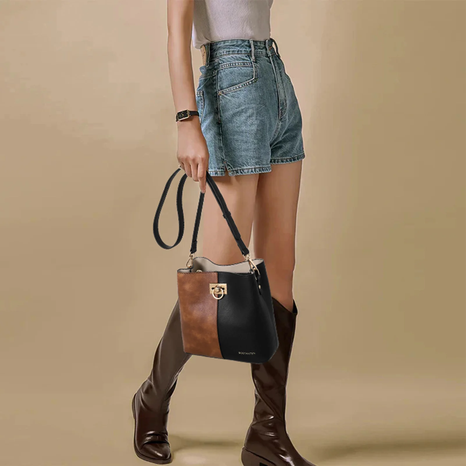 Harper Jones Crossbody Bucket Shoulder Bag - Image 18