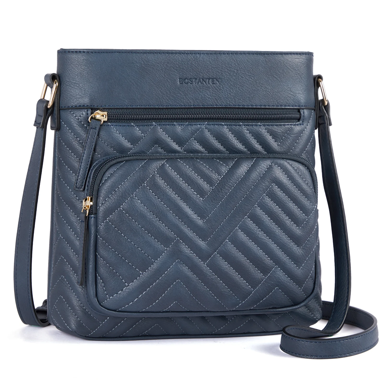 LOTTY Multi-Pocket Quilted Heart Crossbody Bag for Women - Image 14