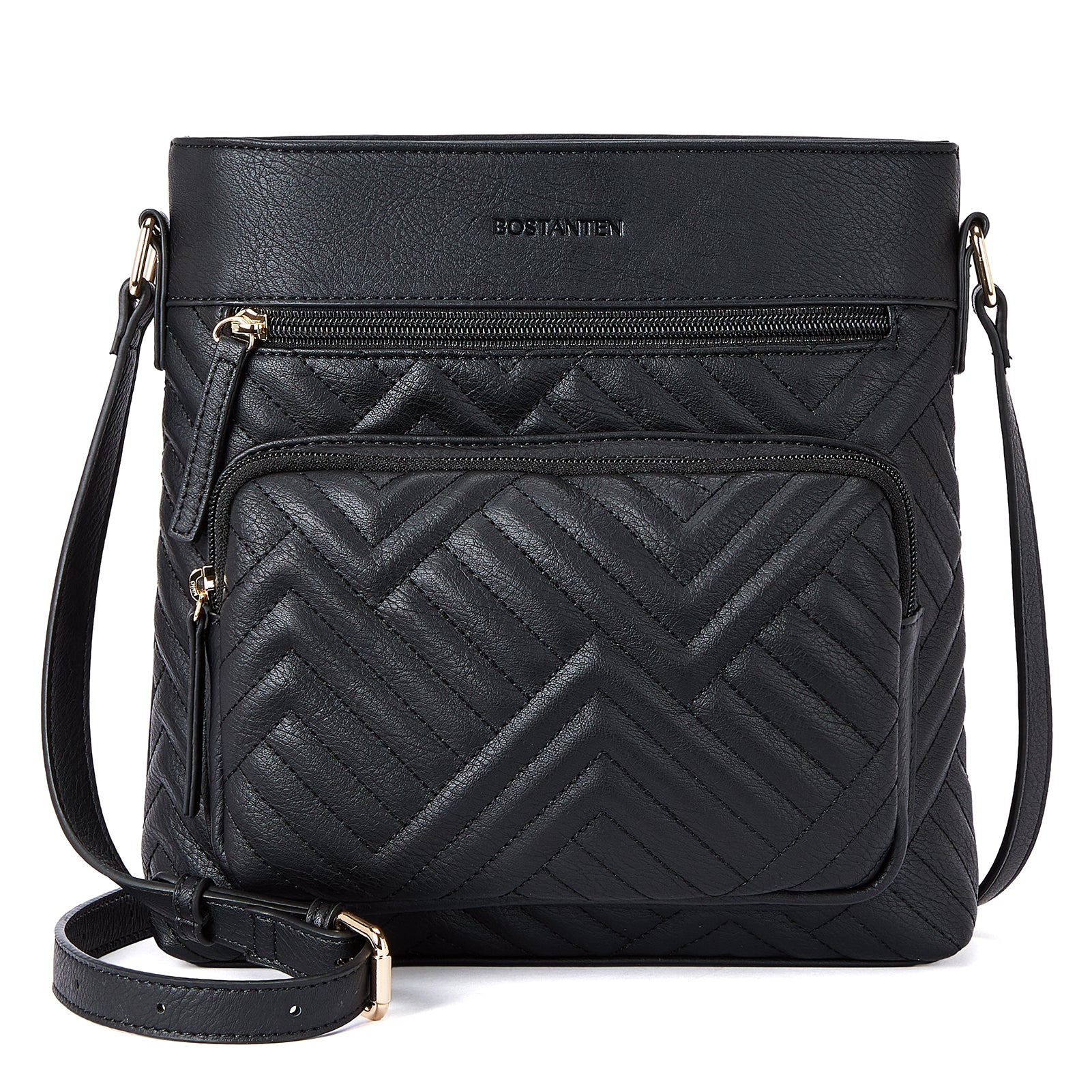 LOTTY Multi-Pocket Quilted Heart Crossbody Bag for Women - Image 22