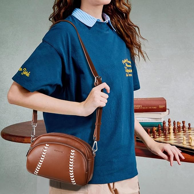 Harper Jones Baseball Stitch Crossbody – Baseball Fans Gifts - Image 19