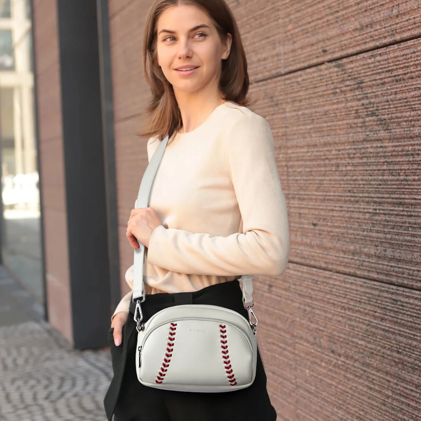 Harper Jones Baseball Stitch Crossbody – Baseball Fans Gifts - Image 8