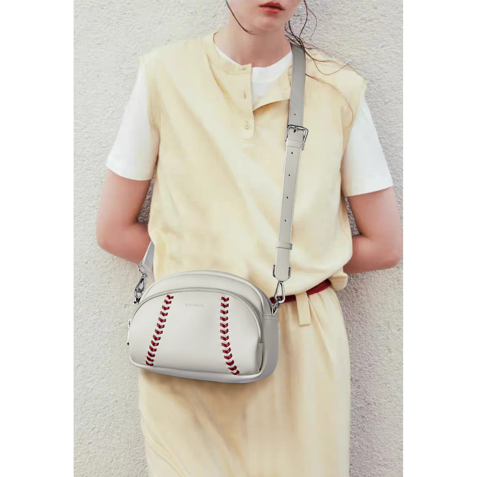 Harper Jones Baseball Stitch Crossbody – Baseball Fans Gifts - Image 9