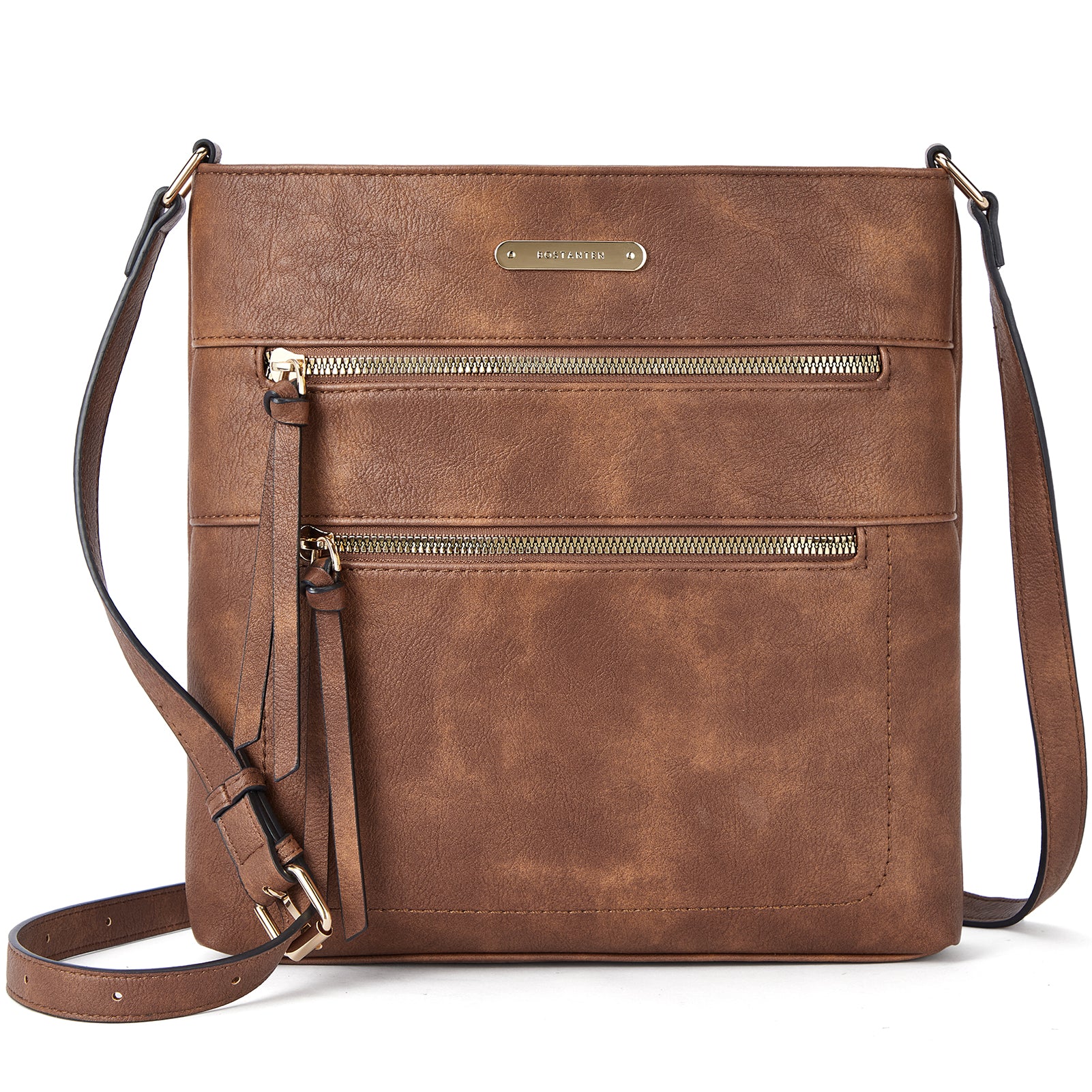 Lotty Chic and Versatile Vegan Leather Casual Satchel Bag - Crossbody Shoulder Bag Purse - Image 14