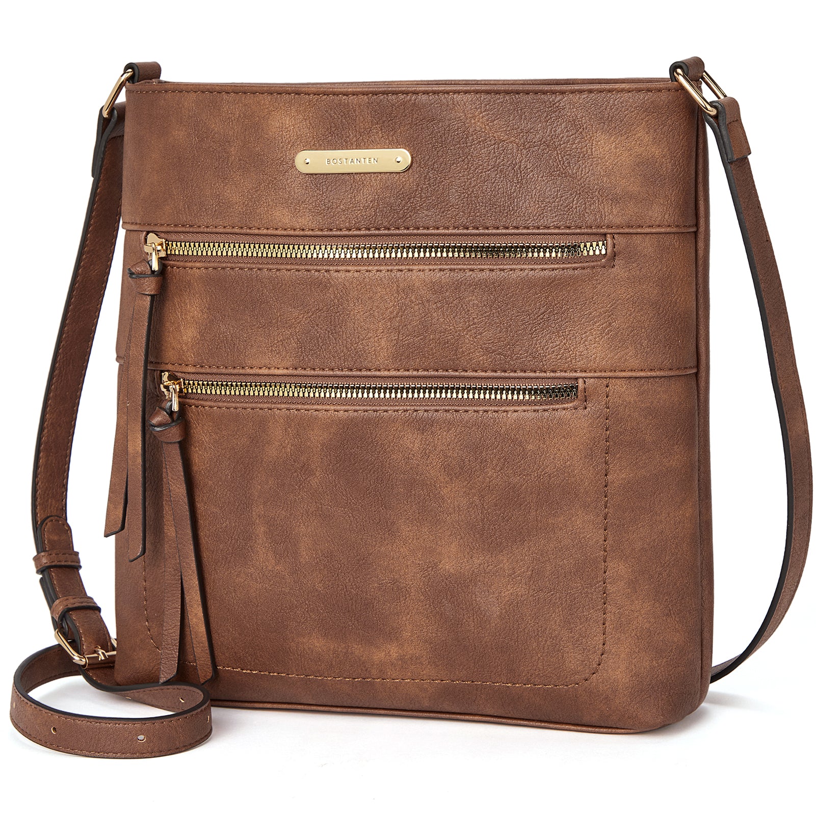 Lotty Chic and Versatile Vegan Leather Casual Satchel Bag - Crossbody Shoulder Bag Purse - Image 19