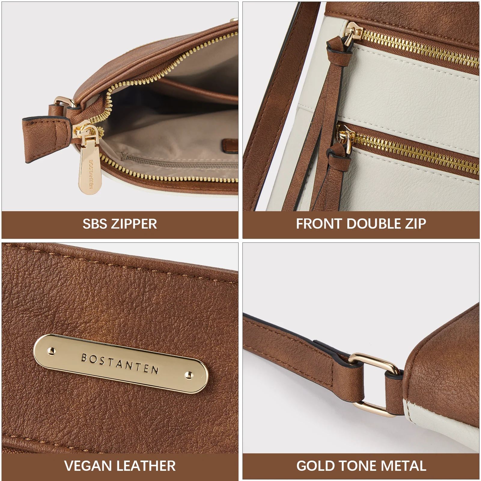Lotty Chic and Versatile Vegan Leather Casual Satchel Bag - Crossbody Shoulder Bag Purse - Image 28