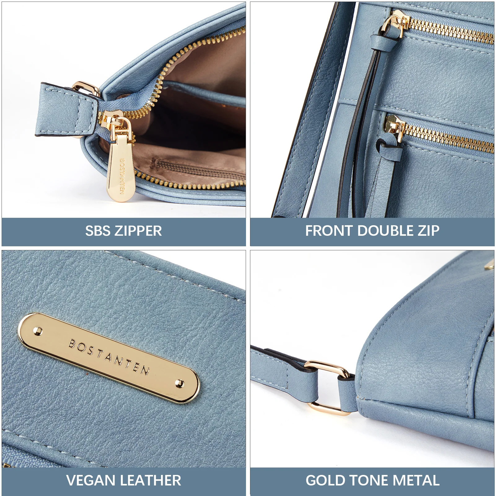Lotty Chic and Versatile Vegan Leather Casual Satchel Bag - Crossbody Shoulder Bag Purse - Image 34