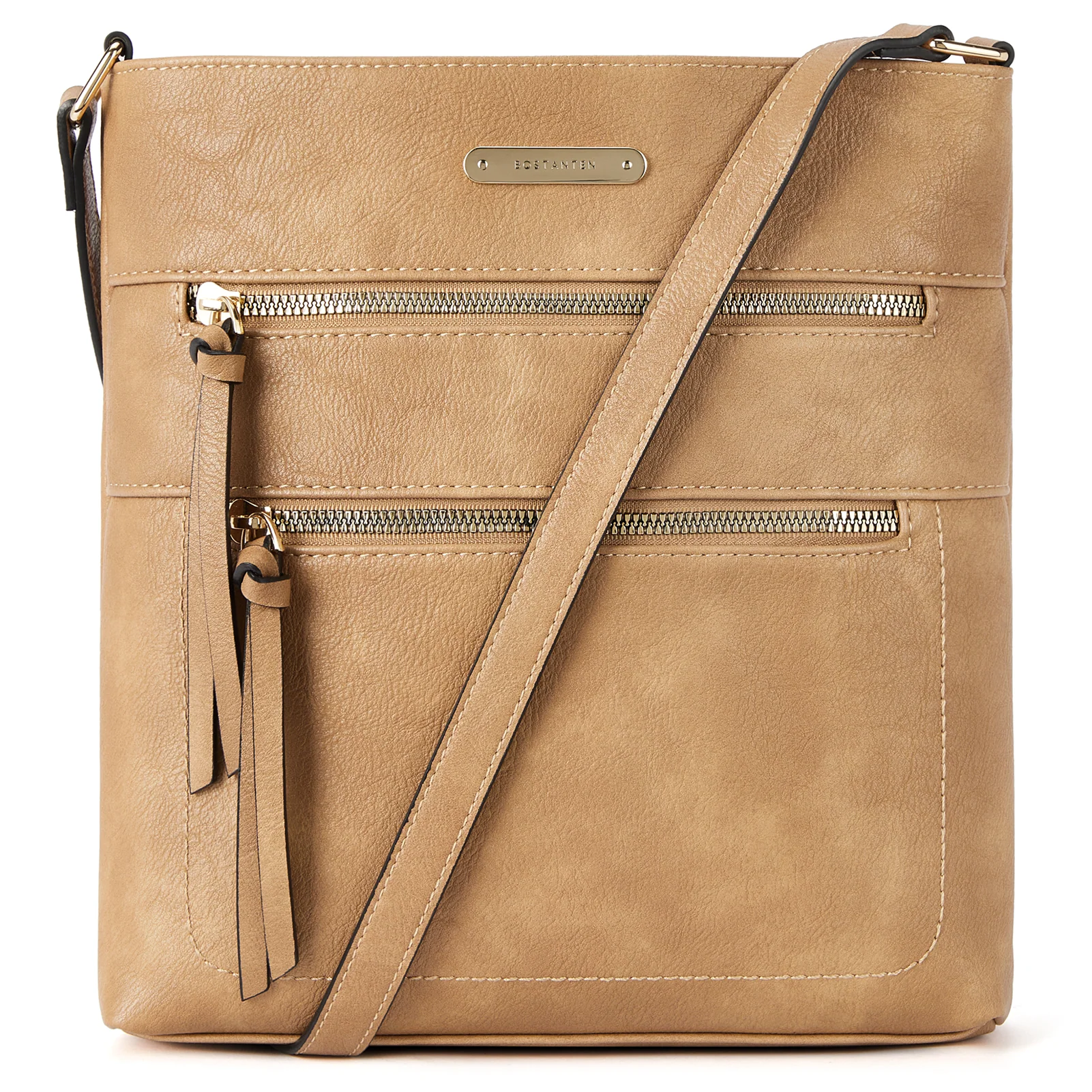 Lotty Chic and Versatile Vegan Leather Casual Satchel Bag - Crossbody Shoulder Bag Purse - Image 39