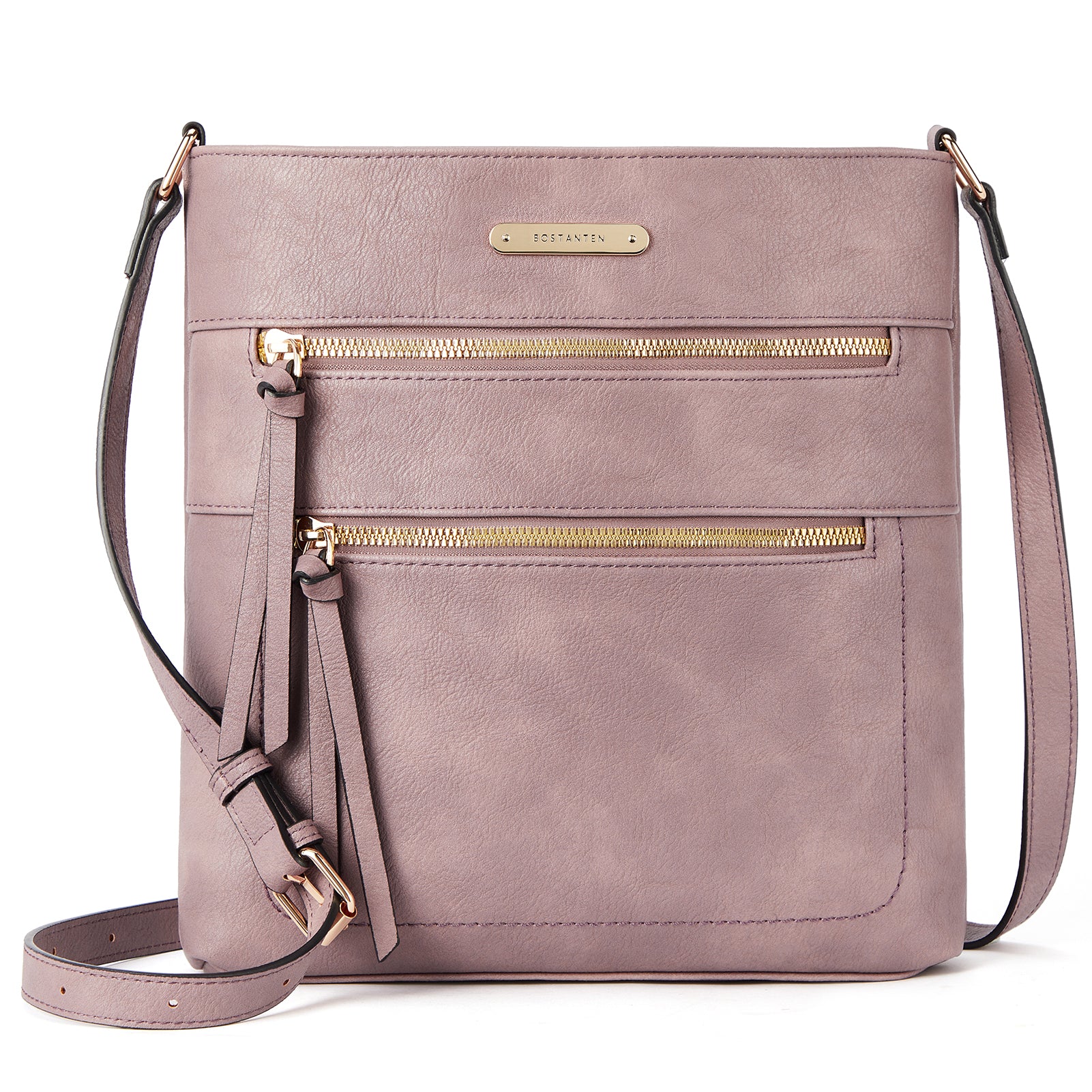 Lotty Chic and Versatile Vegan Leather Casual Satchel Bag - Crossbody Shoulder Bag Purse - Image 44