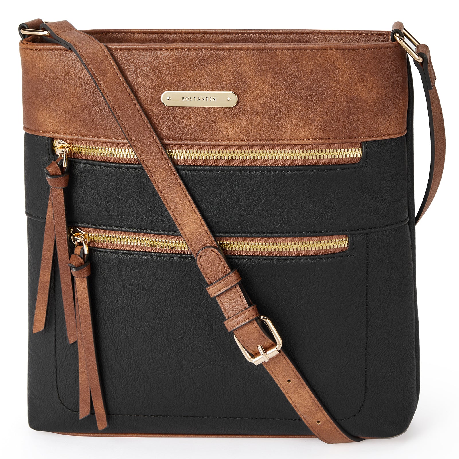 Lotty Chic and Versatile Vegan Leather Casual Satchel Bag - Crossbody Shoulder Bag Purse - Image 58