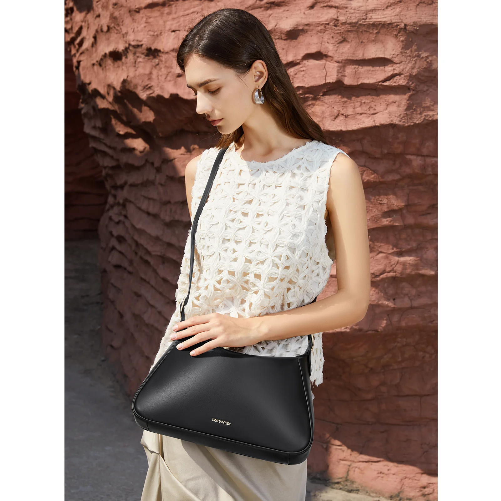 MORAVA Trendy Vegan Leather Hobo Bags - Image 18