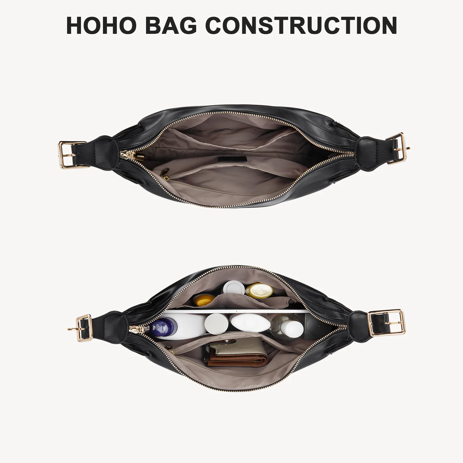 MORAVA Trendy Vegan Leather Hobo Bags - Image 22