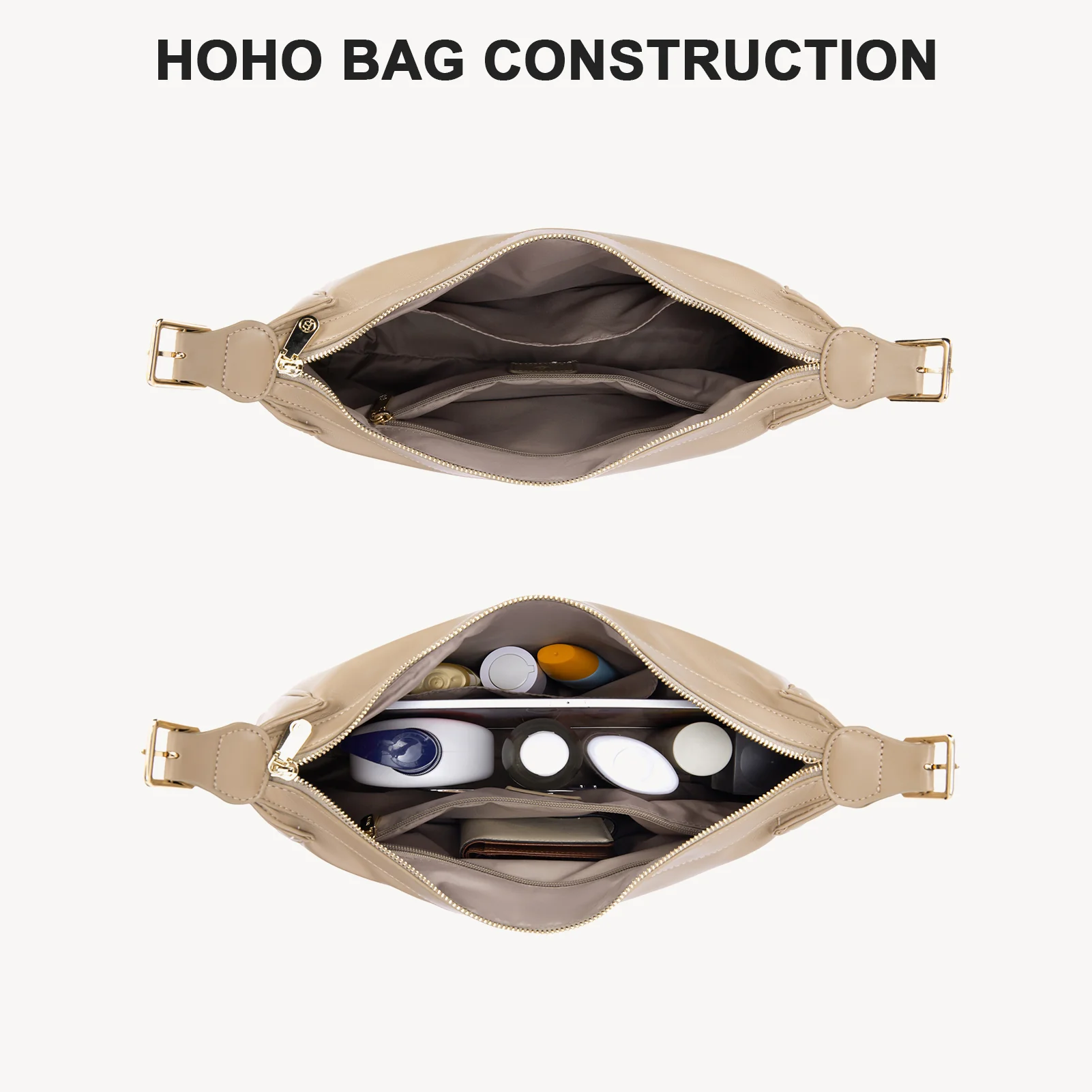 MORAVA Trendy Vegan Leather Hobo Bags - Image 5