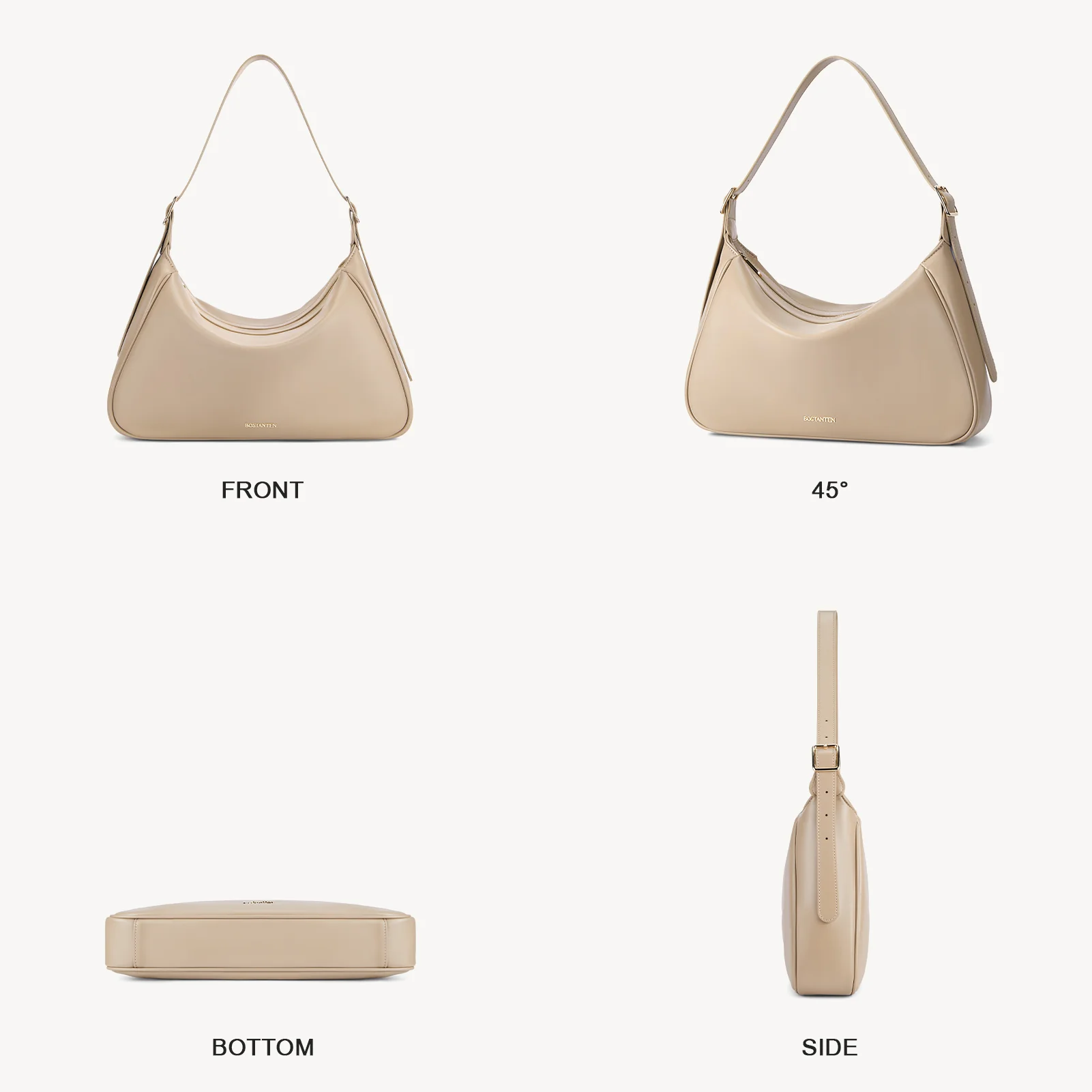 MORAVA Trendy Vegan Leather Hobo Bags - Image 7