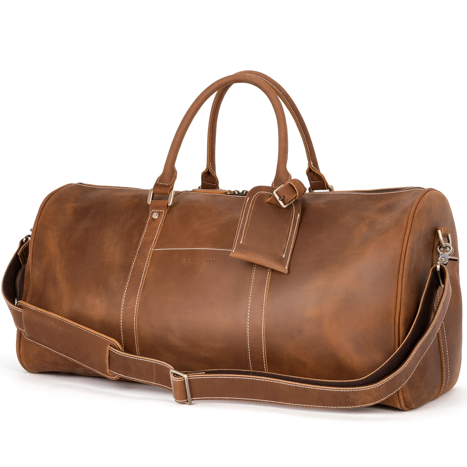 Vixen Large Leather Duffle Bag for the Modern Traveller - Image 3