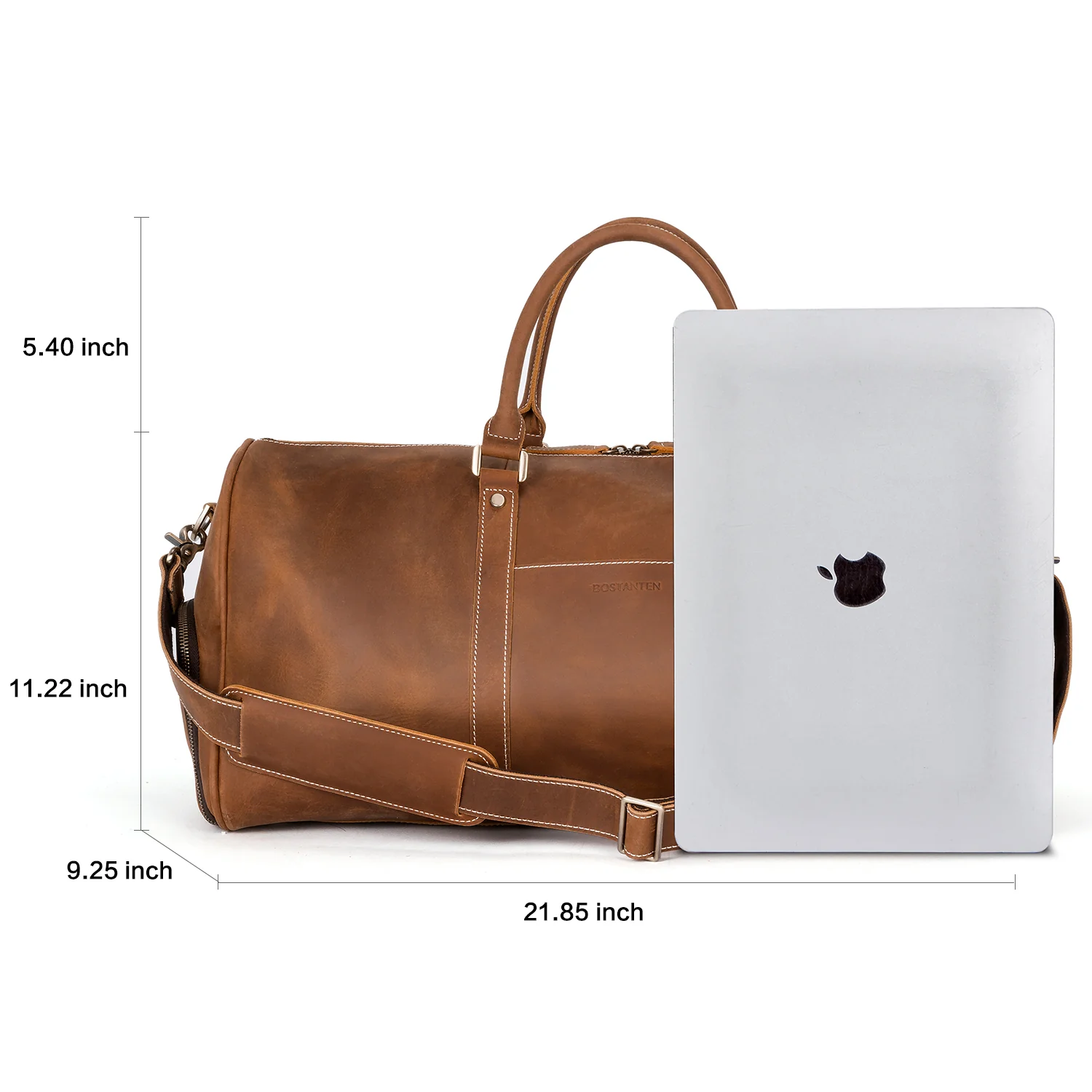 Vixen Large Leather Duffle Bag for the Modern Traveller - Image 5