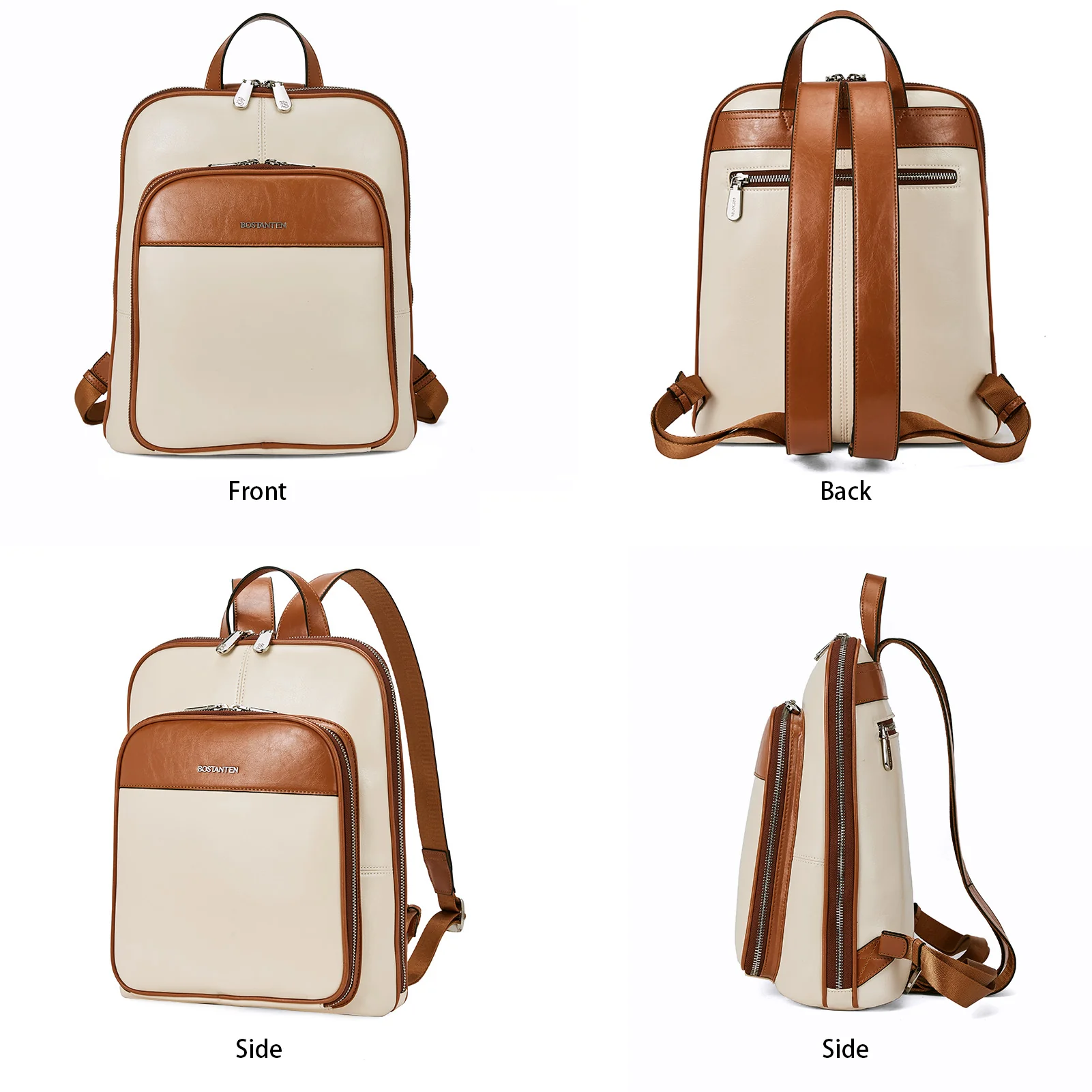 Vrba Genuine Leather Backpack Purse — Courage - Image 12