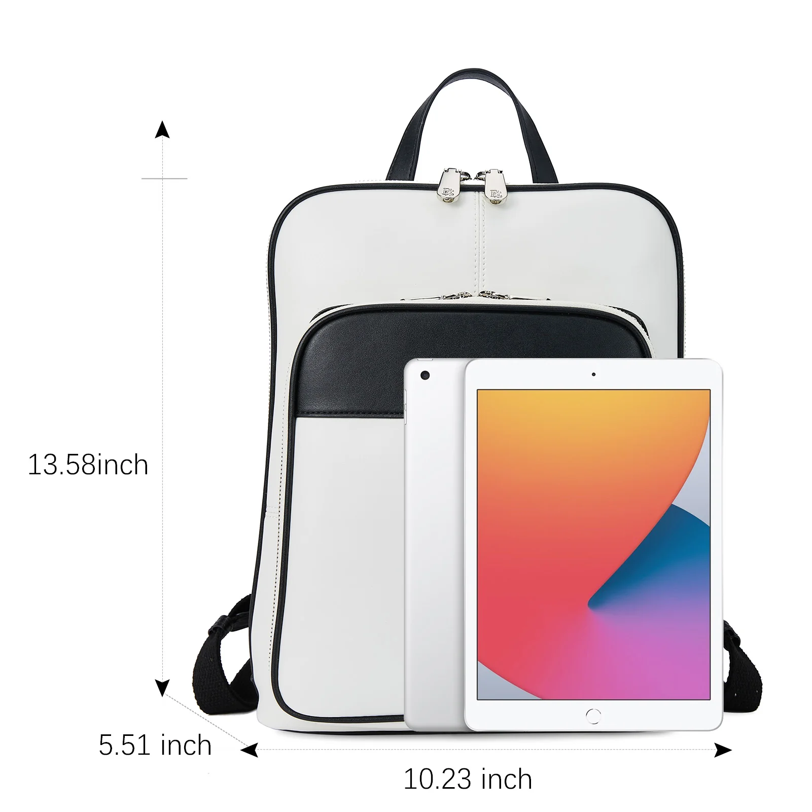 Vrba Classic Leather Slim Backpack - Image 4