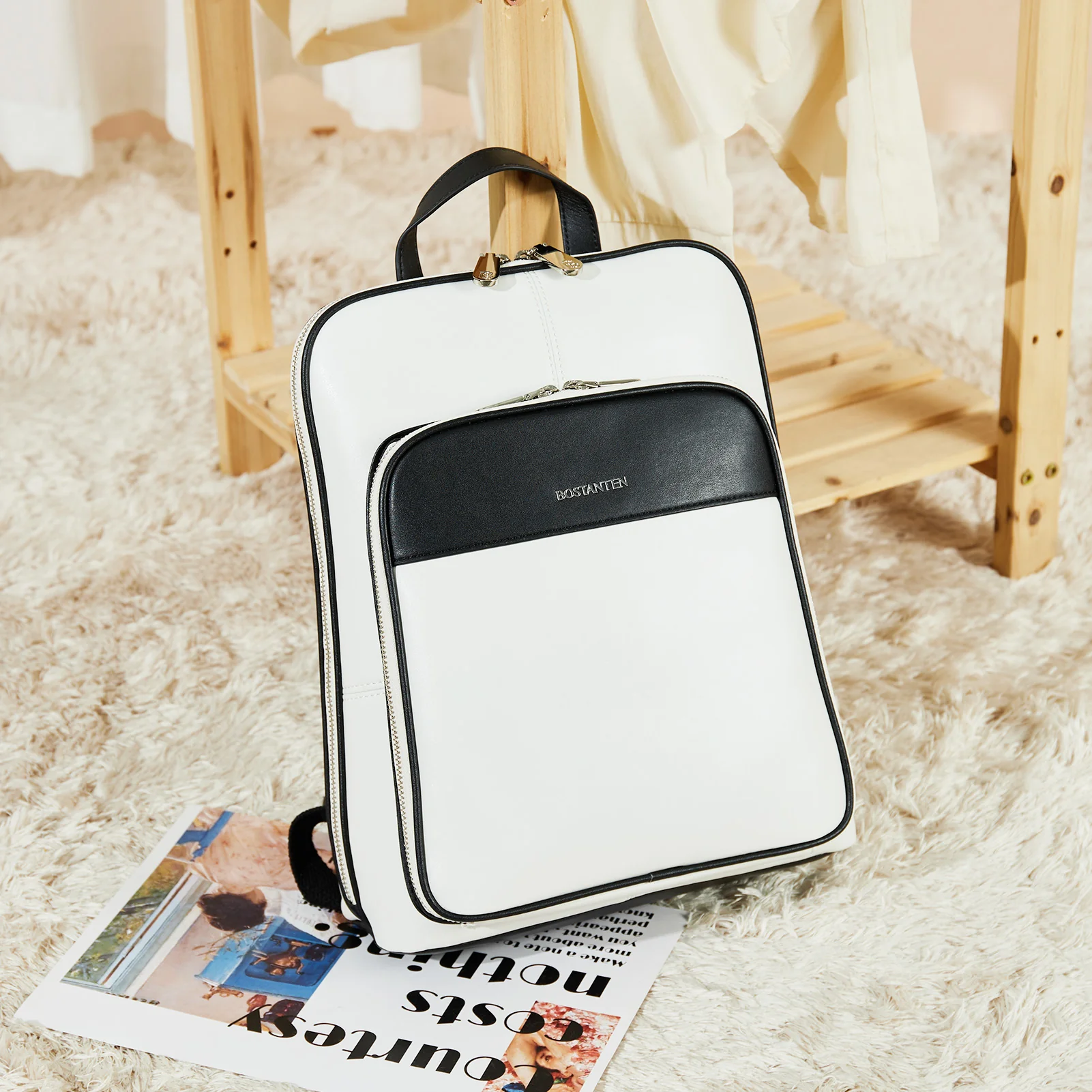 Vrba Classic Leather Slim Backpack - Image 7
