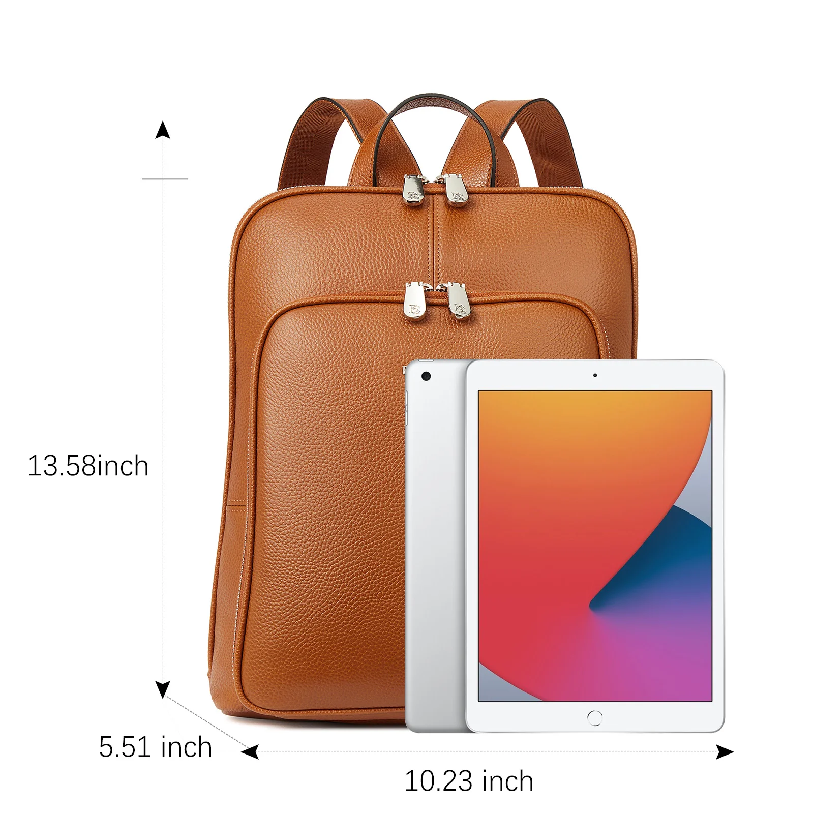 Vrba Genuine Leather Backpack Purse — Courage - Image 27