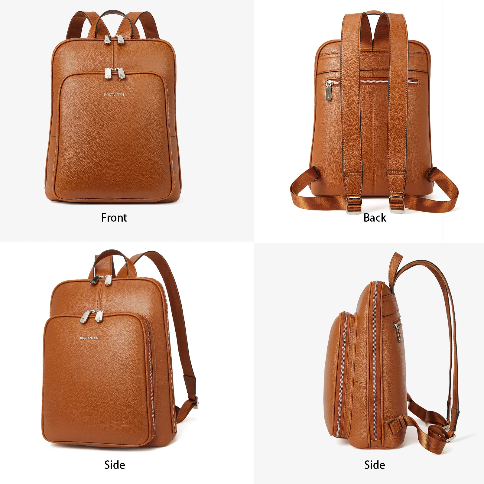 Vrba Genuine Leather Backpack Purse — Courage - Image 29
