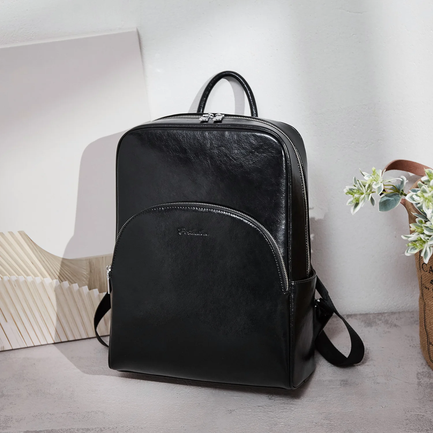 Nombongo Stylish Black Backpack Purse — College Cool - Image 8