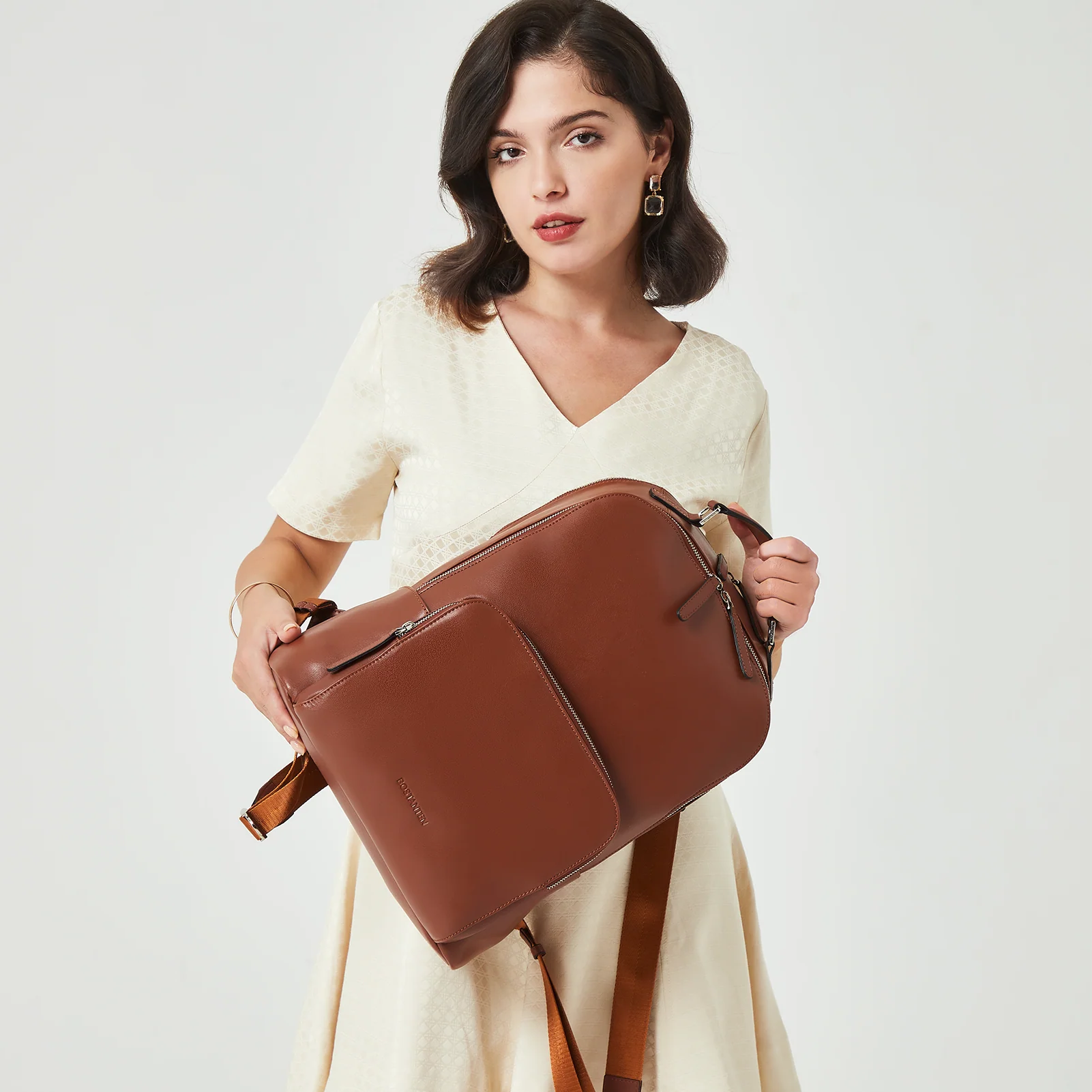 Nombongo Large Leather Backpack — Flexible - Image 16
