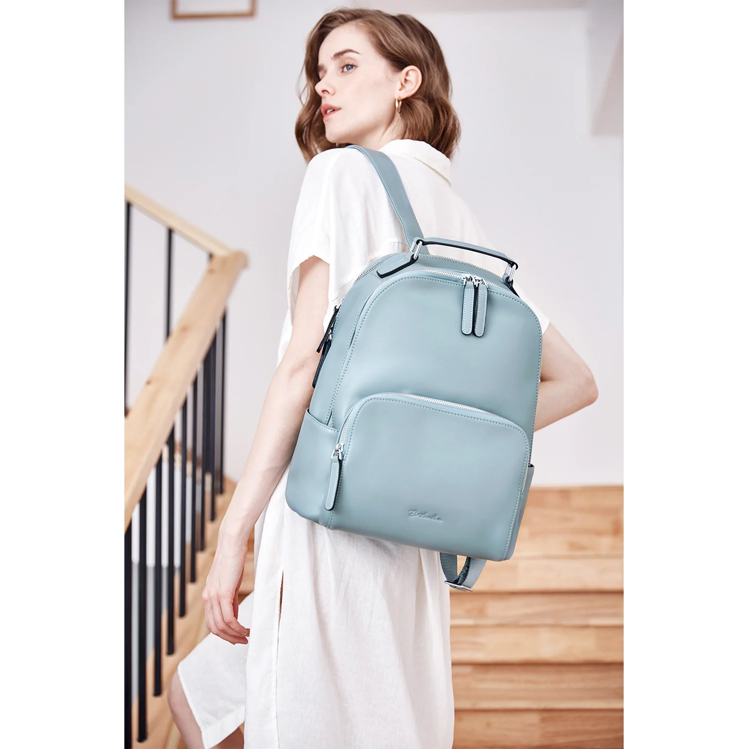 Nombongo Large Leather Backpack — Flexible - Image 2