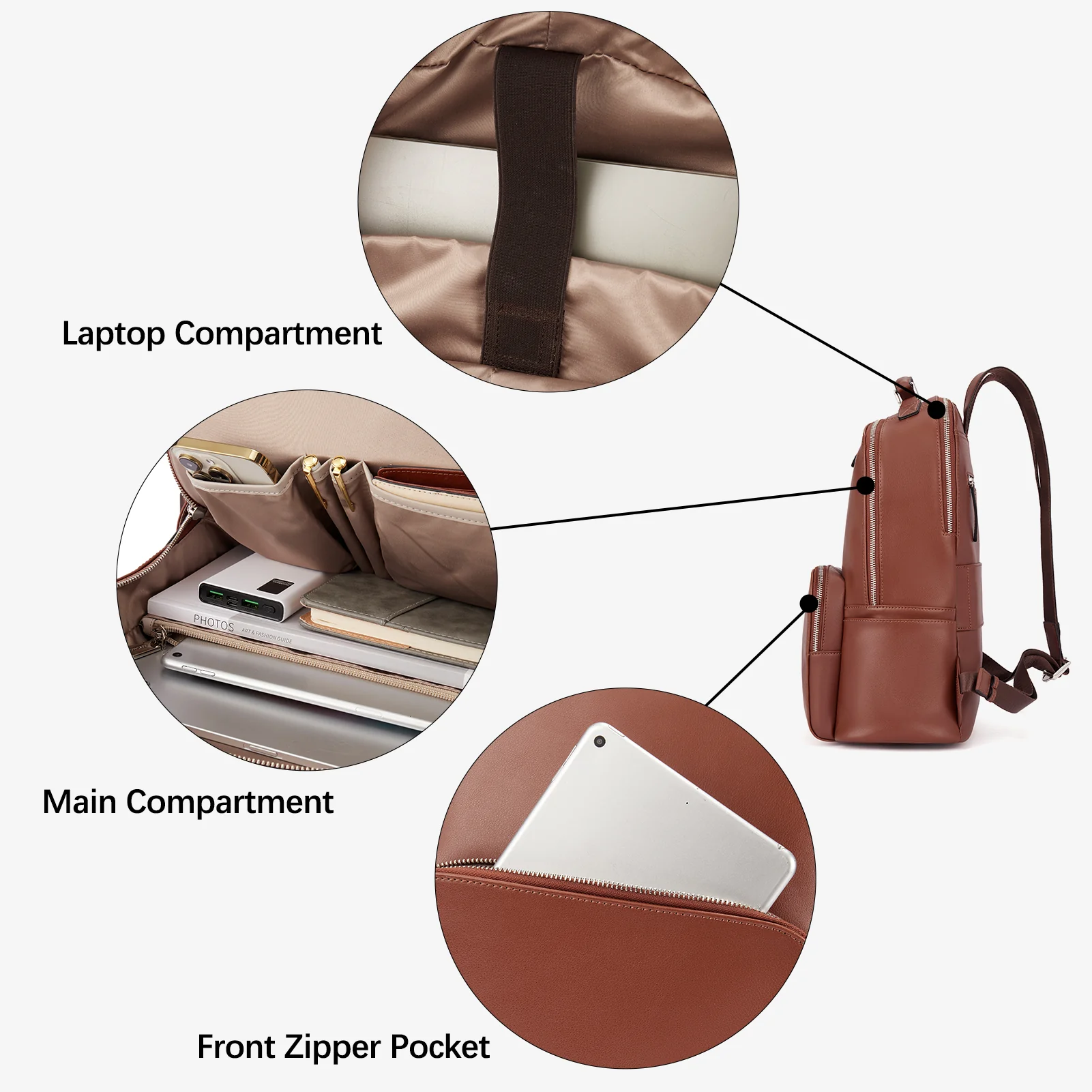 Nombongo Large Leather Backpack — Flexible - Image 22
