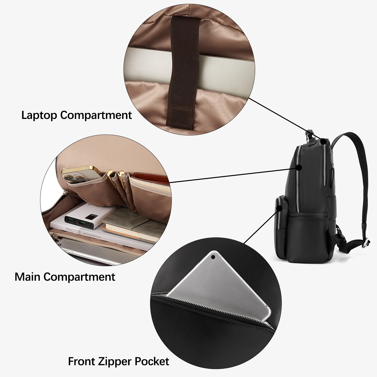 Nombongo Large Leather Backpack — Flexible - Image 30