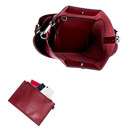 Lotty Functional and Fashionable Buttery Soft Leather Hobo Bag - Image 13