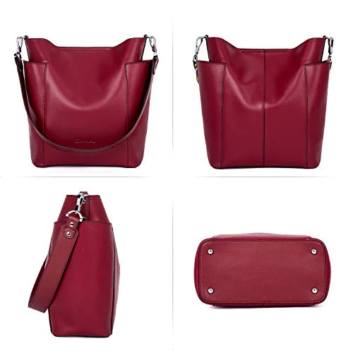 Lotty Functional and Fashionable Buttery Soft Leather Hobo Bag - Image 14