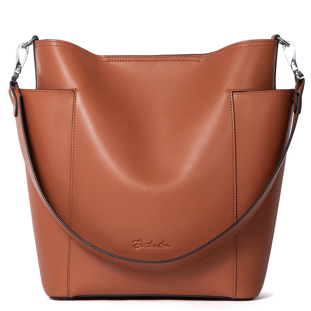 Lotty Functional and Fashionable Buttery Soft Leather Hobo Bag - Image 16