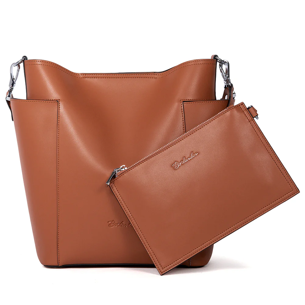 Lotty Functional and Fashionable Buttery Soft Leather Hobo Bag - Image 17