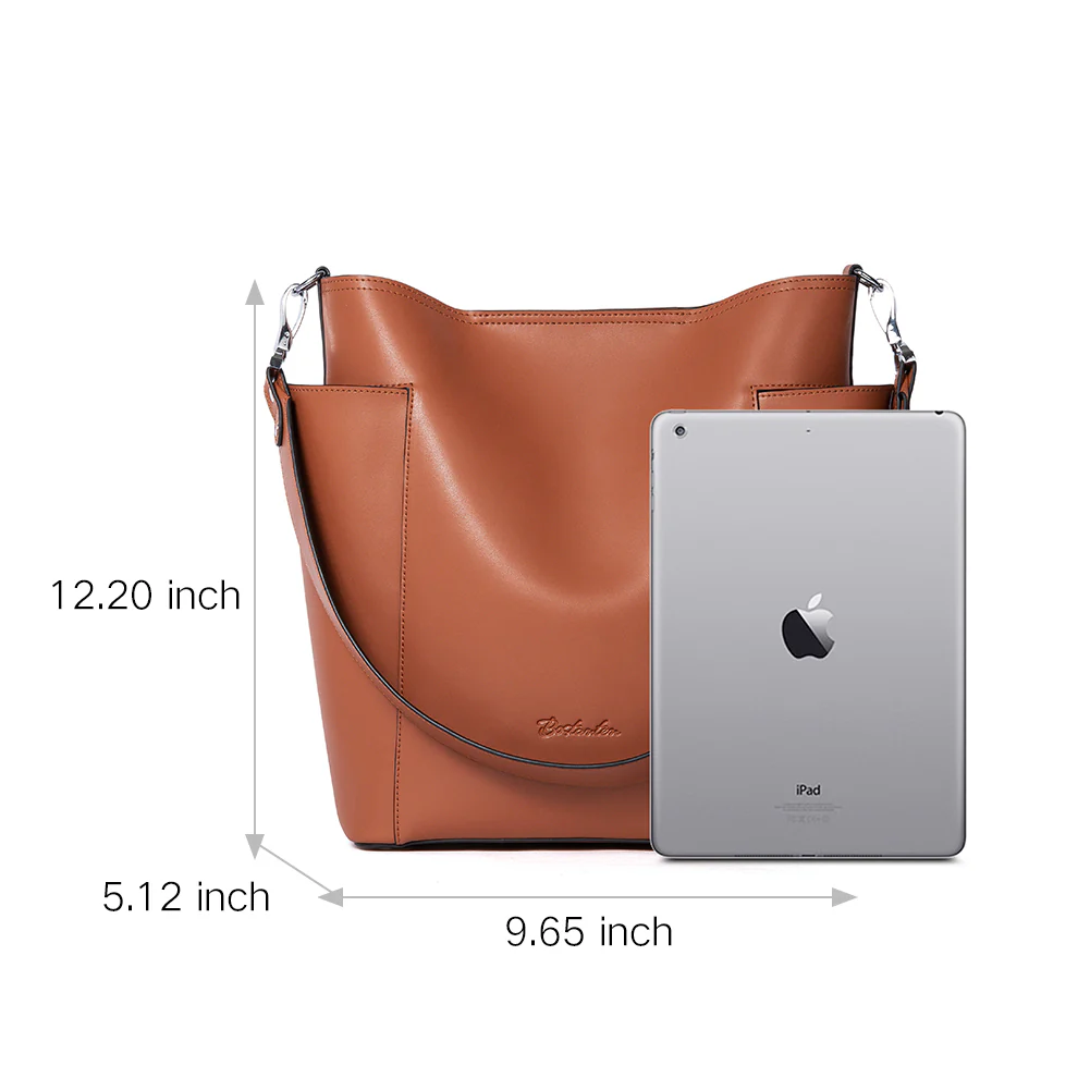 Lotty Functional and Fashionable Buttery Soft Leather Hobo Bag - Image 18
