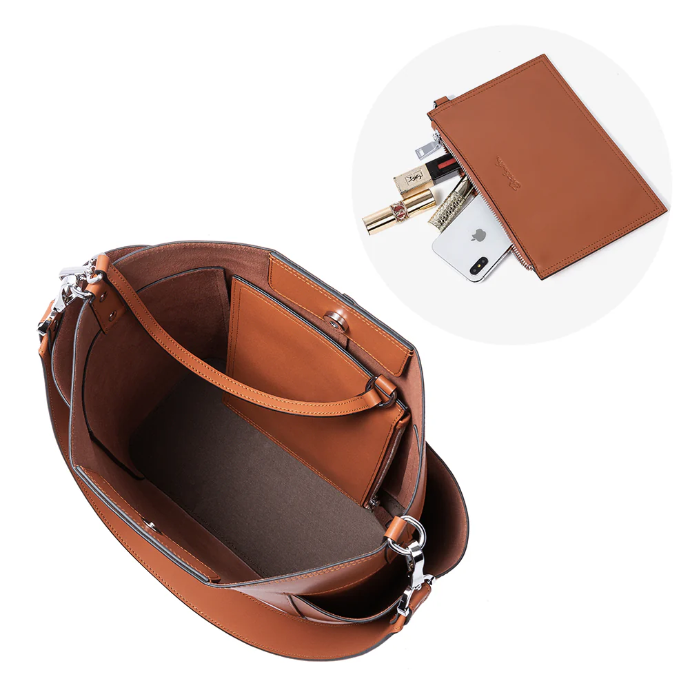Lotty Functional and Fashionable Buttery Soft Leather Hobo Bag - Image 19