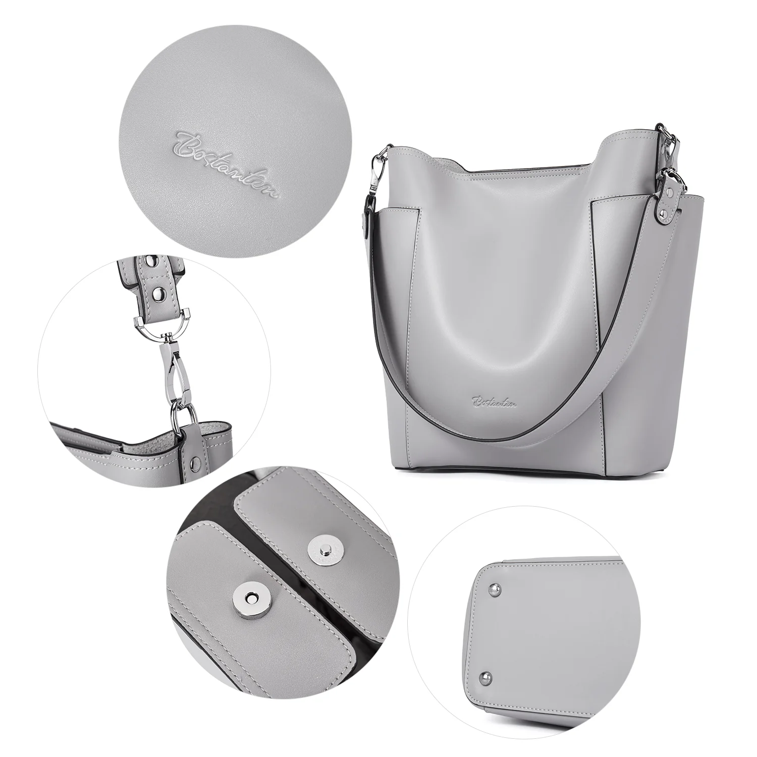 Lotty Functional and Fashionable Buttery Soft Leather Hobo Bag - Image 29