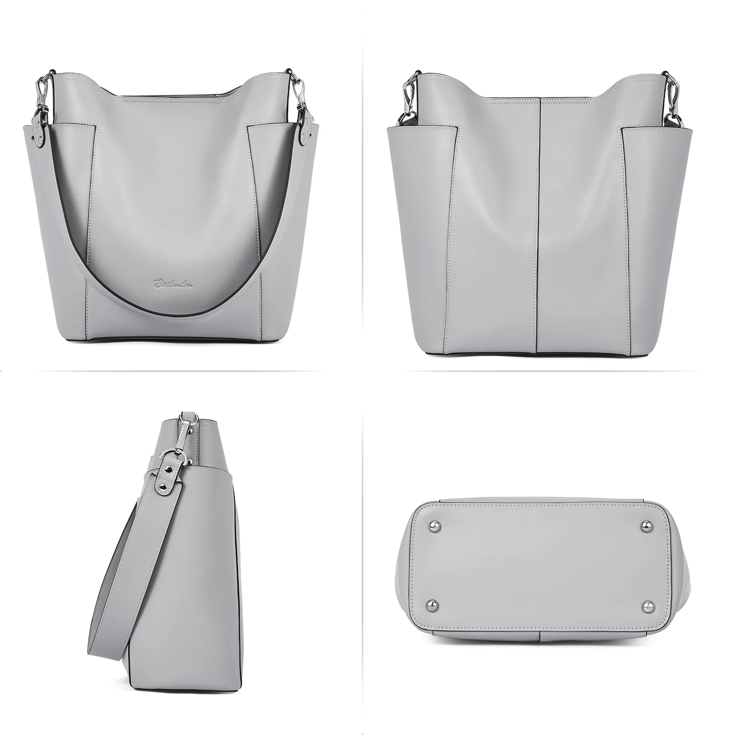 Lotty Functional and Fashionable Buttery Soft Leather Hobo Bag - Image 31