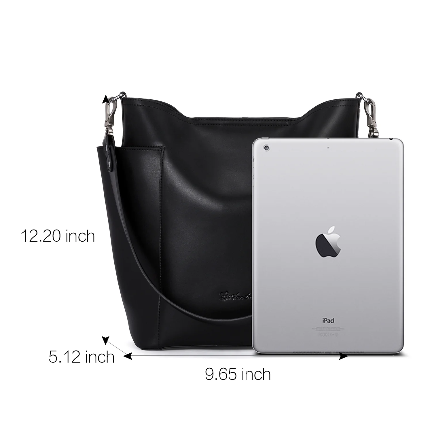 Lotty Functional and Fashionable Buttery Soft Leather Hobo Bag - Image 4