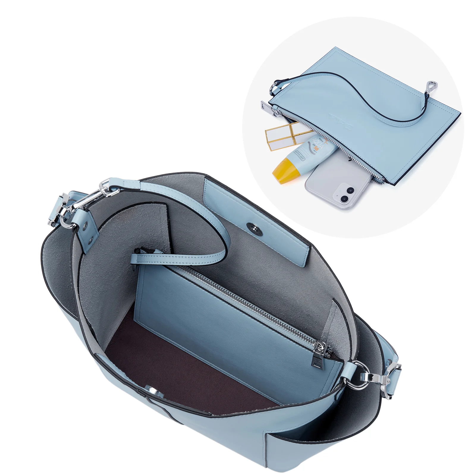 Lotty Functional and Fashionable Buttery Soft Leather Hobo Bag - Image 42