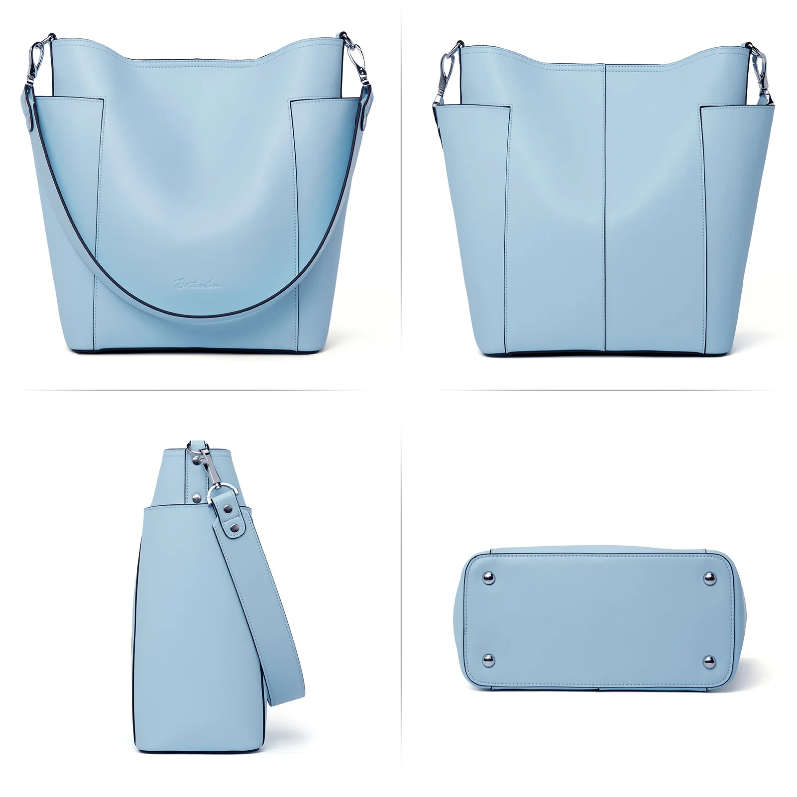 Lotty Functional and Fashionable Buttery Soft Leather Hobo Bag - Image 44