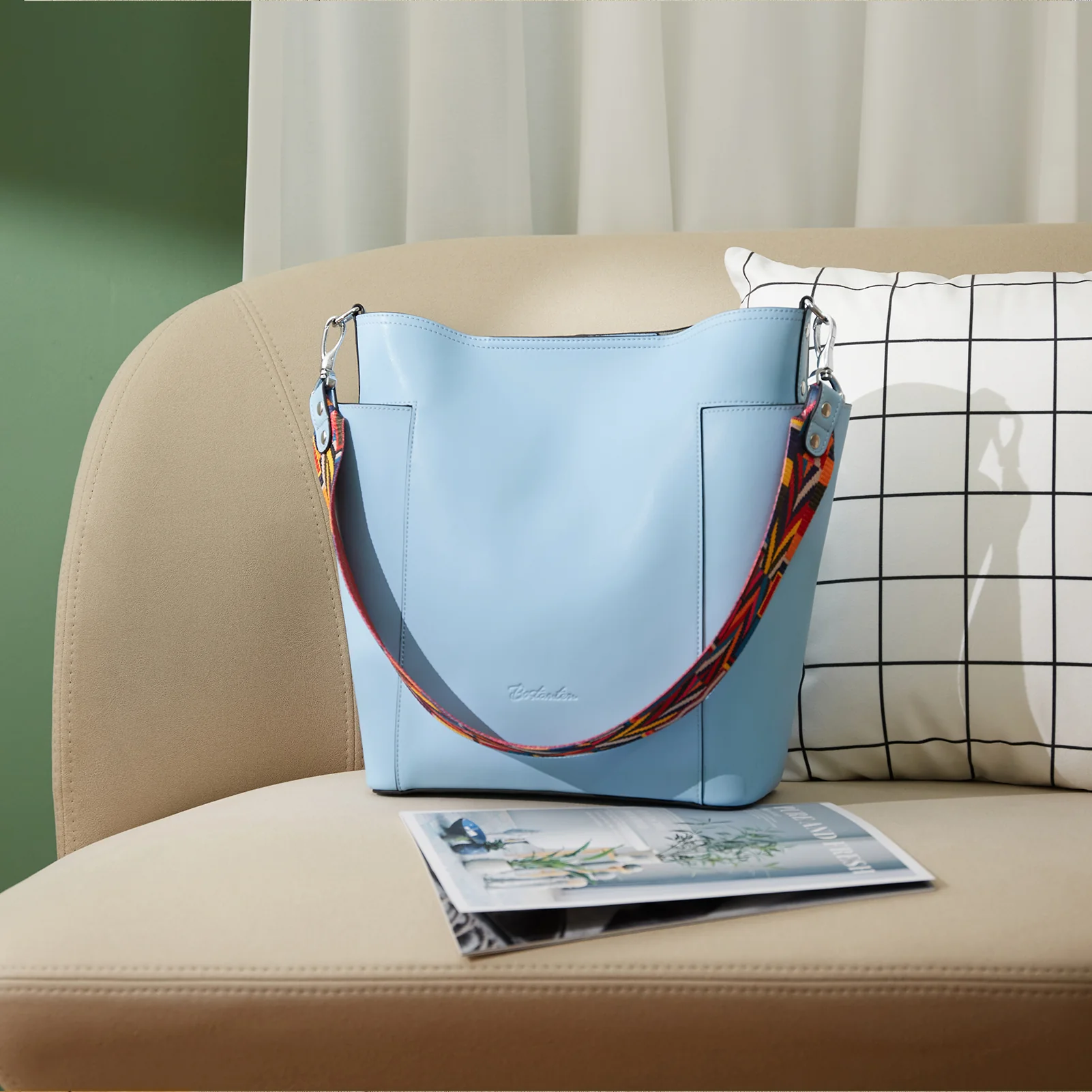 Lotty Functional and Fashionable Buttery Soft Leather Hobo Bag - Image 46