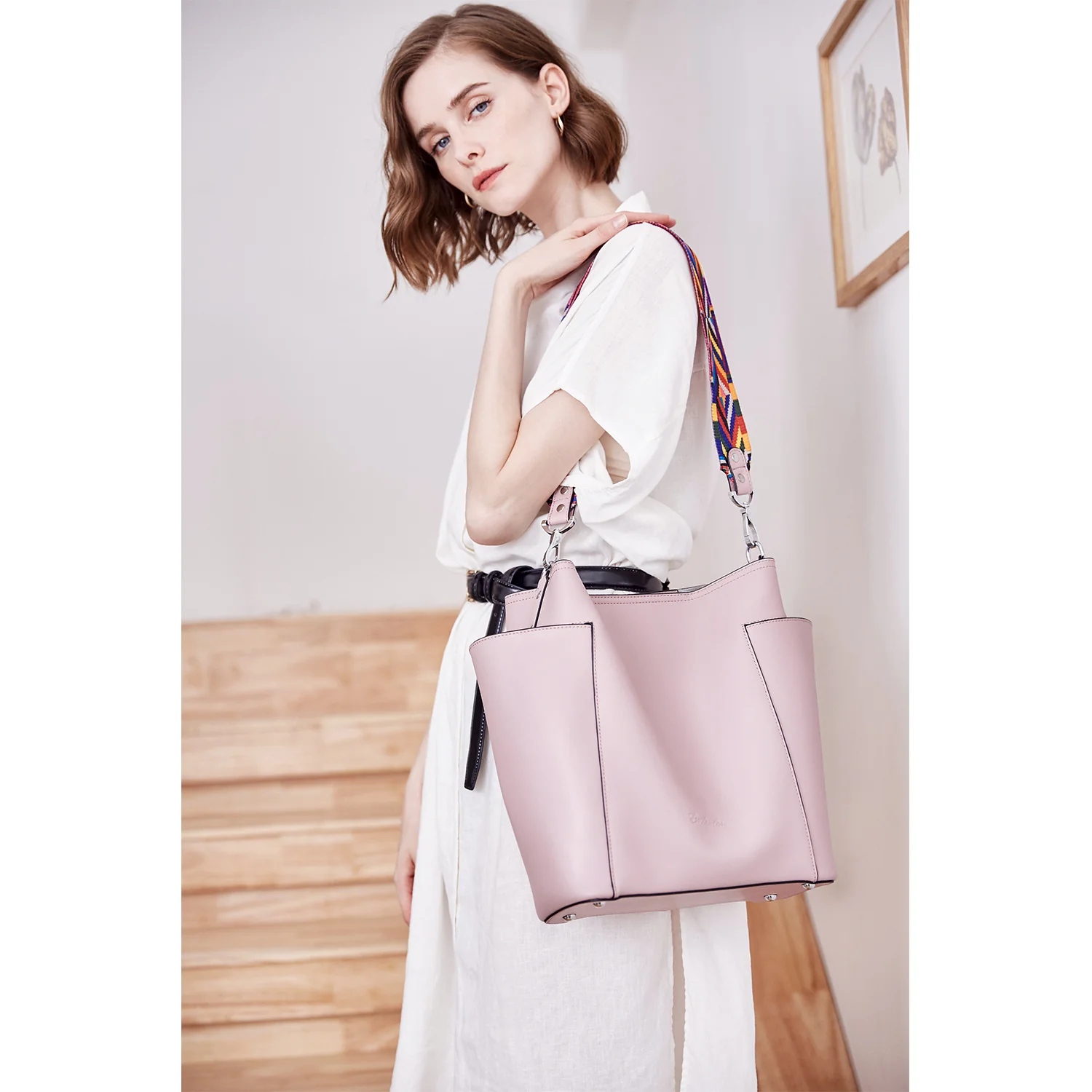Lotty Functional and Fashionable Buttery Soft Leather Hobo Bag - Image 48