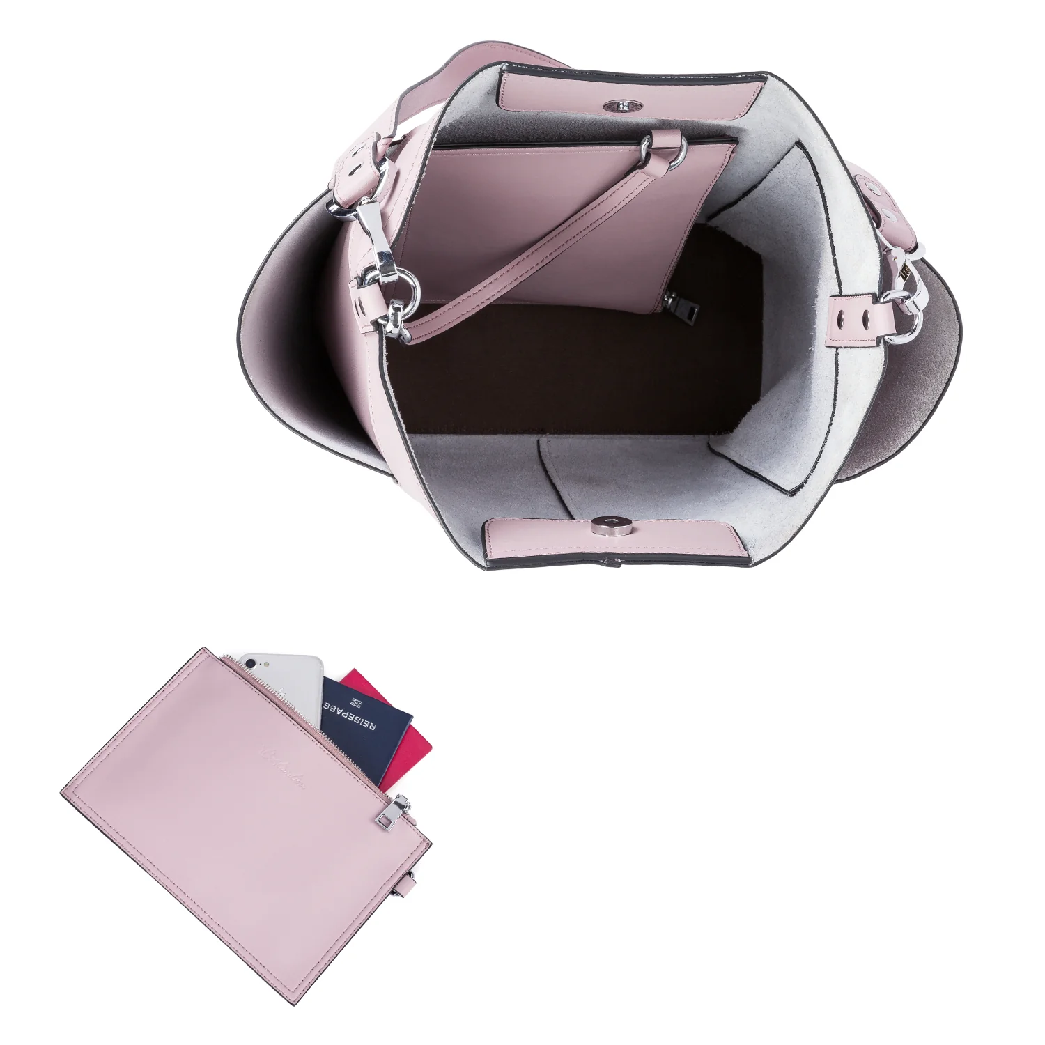 Lotty Functional and Fashionable Buttery Soft Leather Hobo Bag - Image 51