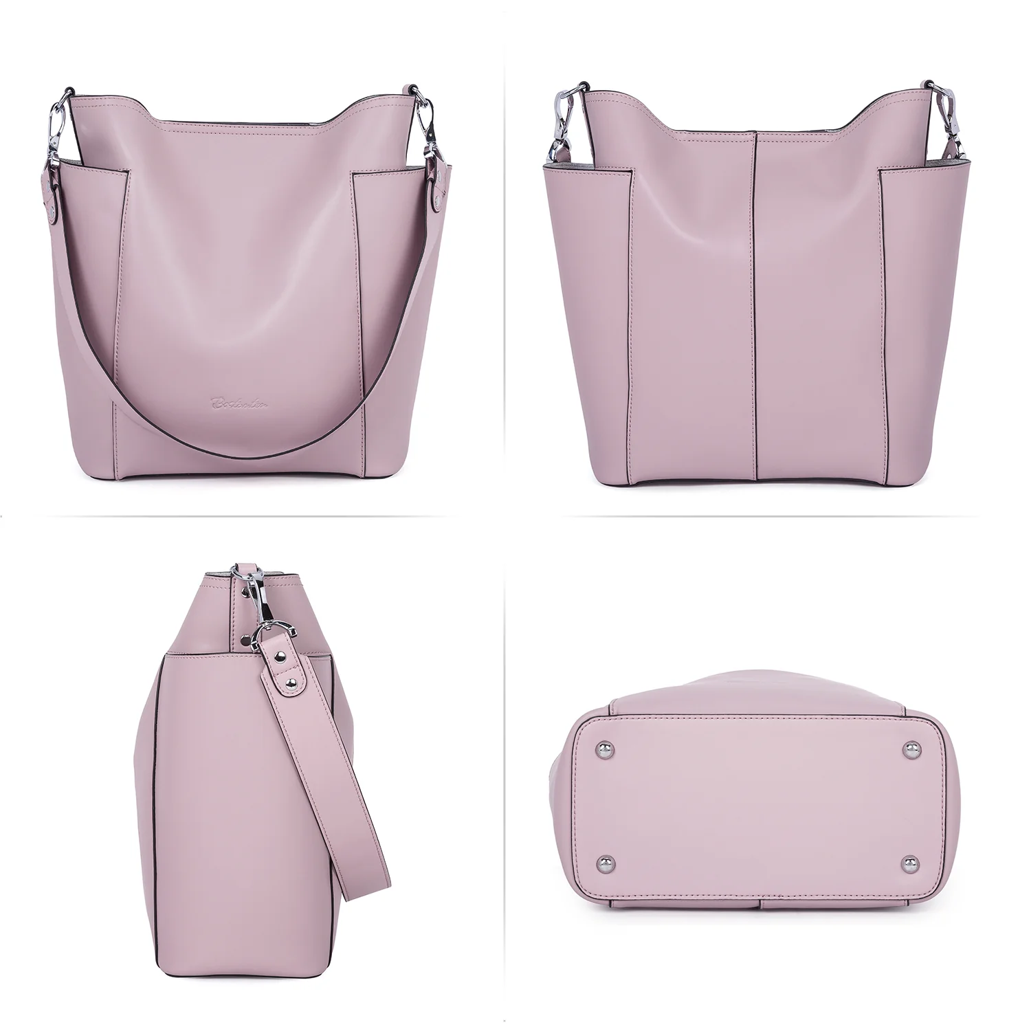Lotty Functional and Fashionable Buttery Soft Leather Hobo Bag - Image 53