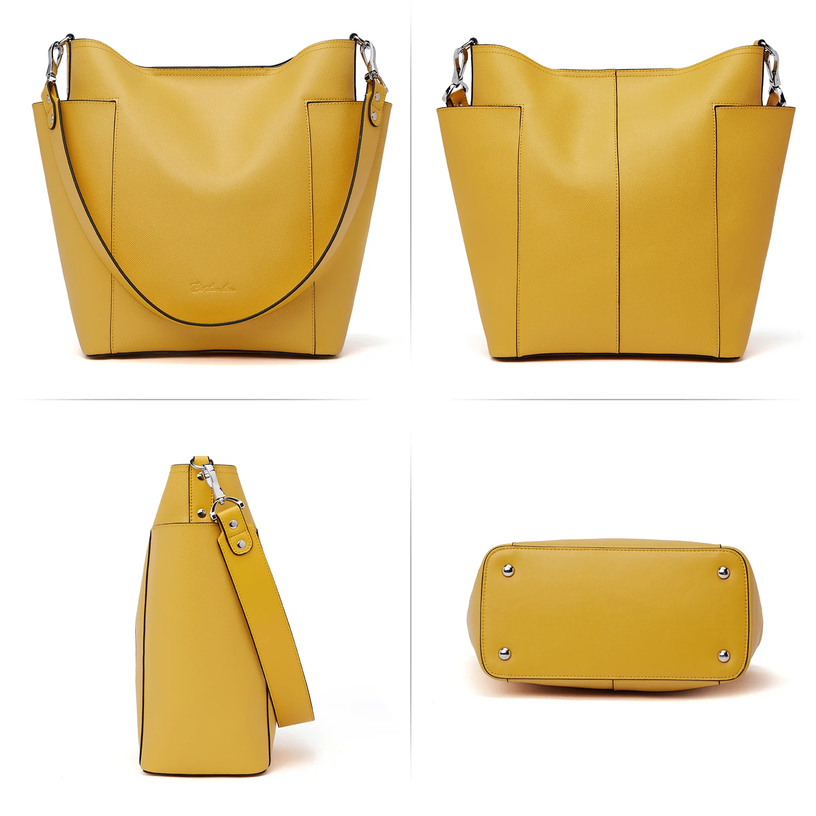 Lotty Functional and Fashionable Buttery Soft Leather Hobo Bag - Image 61
