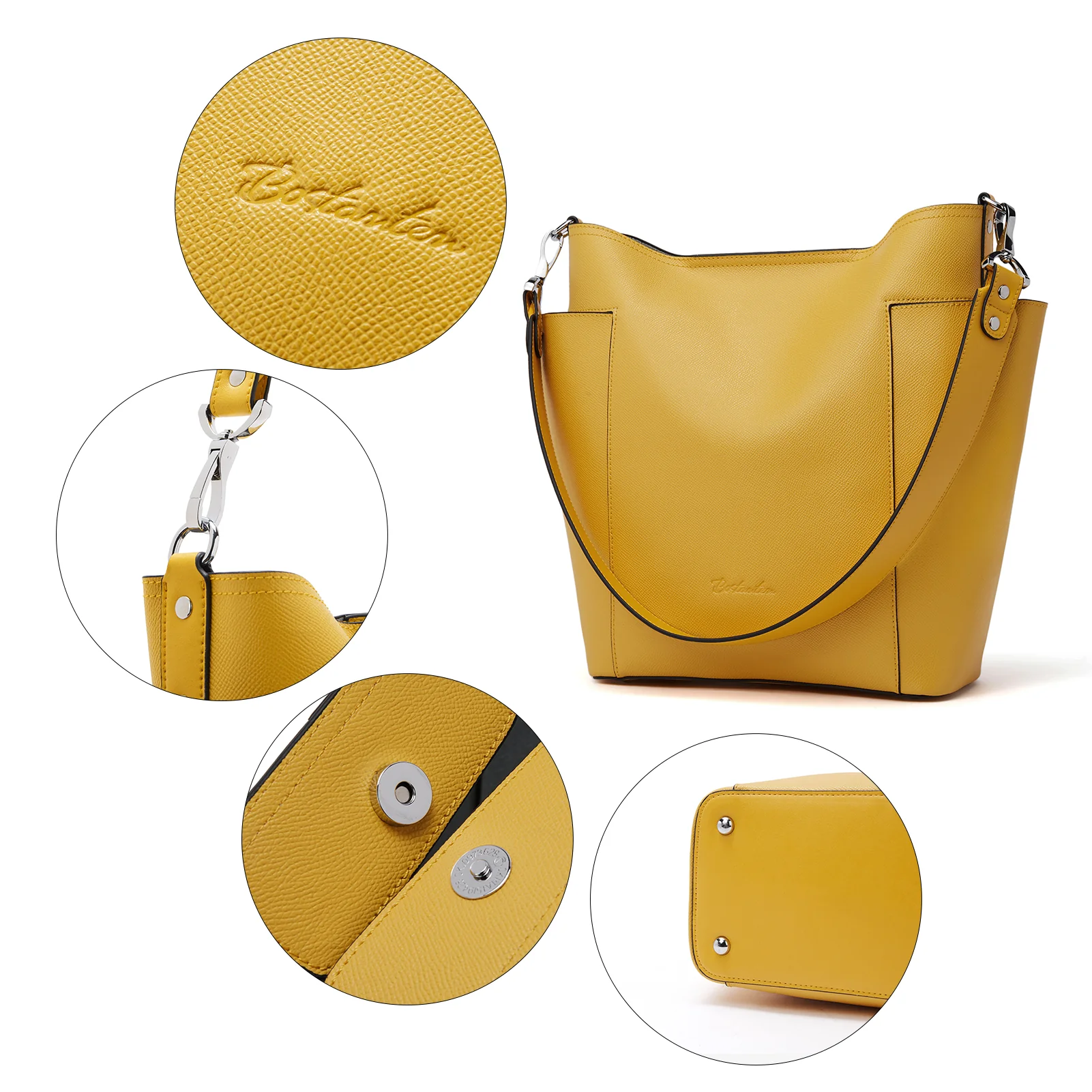 Lotty Functional and Fashionable Buttery Soft Leather Hobo Bag - Image 62