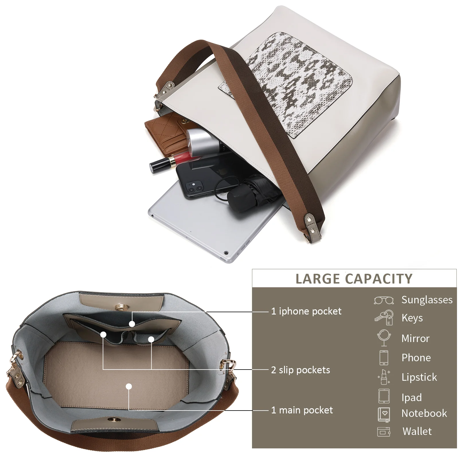 Lotty Luxurious Women's Leather Hobo Handbag - Handcrafted with Attention to Detail - Image 22