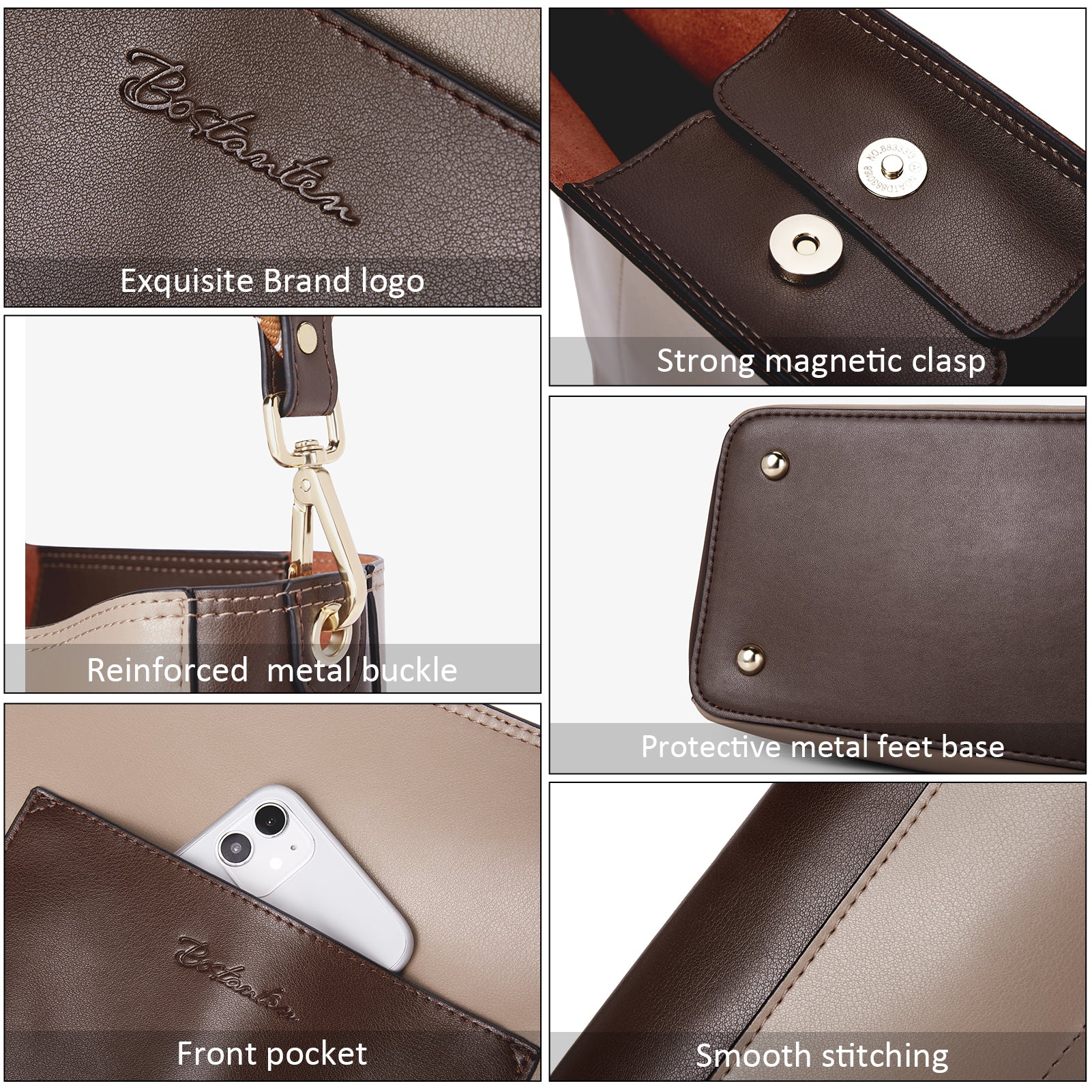 Lotty Luxurious Women's Leather Hobo Handbag - Handcrafted with Attention to Detail - Image 4